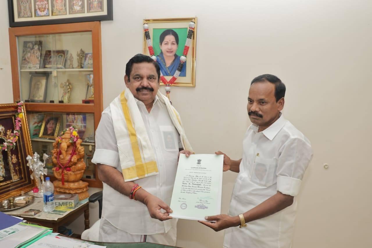 Dr. M. Dhanapal Elected to Rajya Sabha – A Landmark Moment for Tamil Nadu’s Voice in Parliament