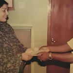A Moment of Connection: Honourable Amma with Dr. M. Dhanapal – 2001